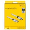 Kabel HDMI DeLOCK Ultra High Speed 48 Gb/s 8K 60 Hz srebrny 3 m