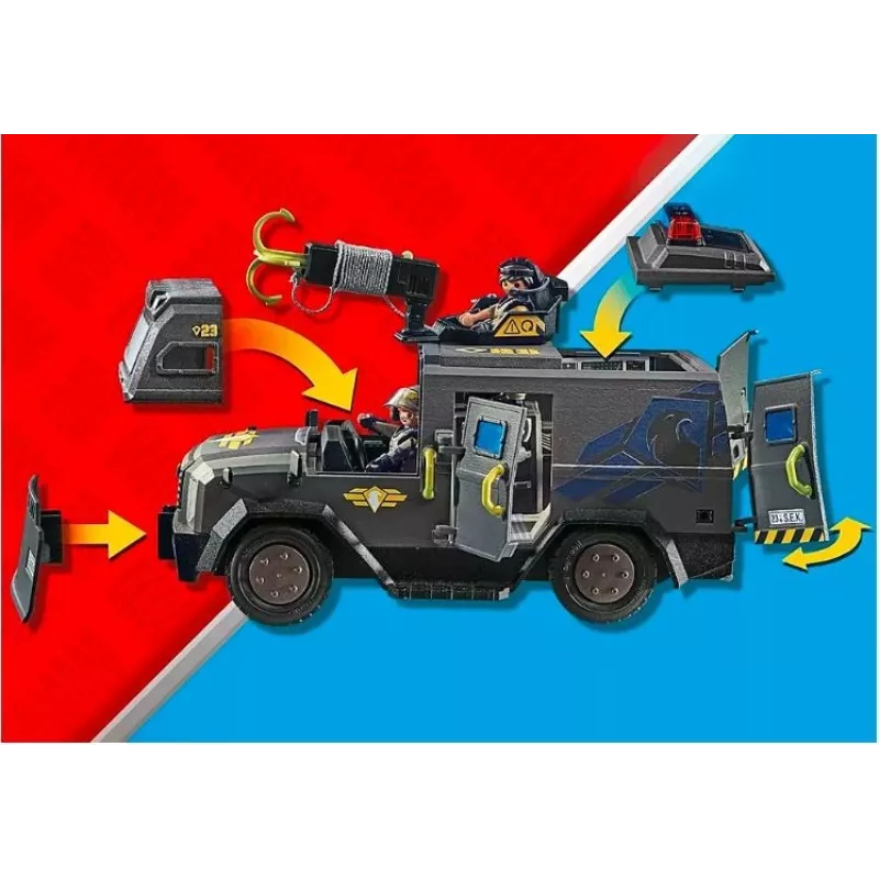 Zestaw akcji/przygód Playmobil City Action 71144 Wielokolorowy 5–10 lat