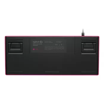 Klawiatura gamingowa Logitech G 920-013249 USB AZERTY francuska różowa tenkeyless