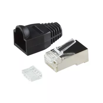 Złącze przewodowe RJ45 LogiLink MP0022 Czarny Przezroczysty