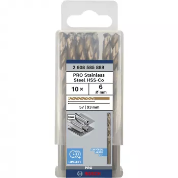 Zestaw wierteł Bosch HSS Twist Drill Bits Cobalt, model 2608585889