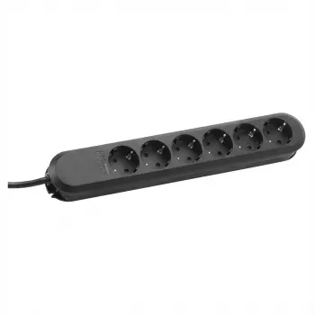 BACHMANN SMART Power Strip 6x Grounded Plug Czarny 3m