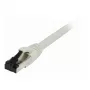 Kabel krosowy Synergy21 RJ45, CAT8.1 2000 MHz, 0,5 m, biały, S-STP (S/FTP), TPE/LSZH (SuperFlex), AWG26,