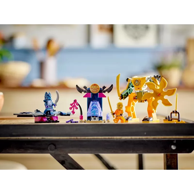 LEGO NINJAGO Arin’s Battle Mech — figurka akcji ninja, zabawka dla chłopców i dziewczynek od 4 lat, zestaw Dragons Rising z minifigurką Arin i mini Katą