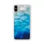 Etui na smartfon iKins do iPhone XS/S niebieskie jezioro białe