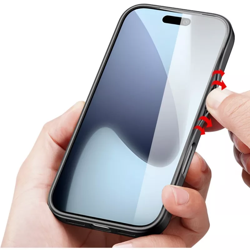 Nevox StyleShell NYLO 2528 etui dla iPhone 17 Pro, czarny