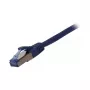 Patch kabel RJ45 - CAT6A 500Mhz - 0.5m - Niebieski - S-STP(S/FTP) - testowany komponentowo(certyfikat GHMT) - AW