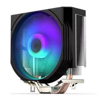 ENDORFY Spartan 5 ARGB, Chłodzenie CPU, Zintegrowany wentylator Fluctus 120mm ARGB, Jasne podświetlenie LED ARGB, Kompatybilny z AM5, AM4, LGA1700, LGA1200