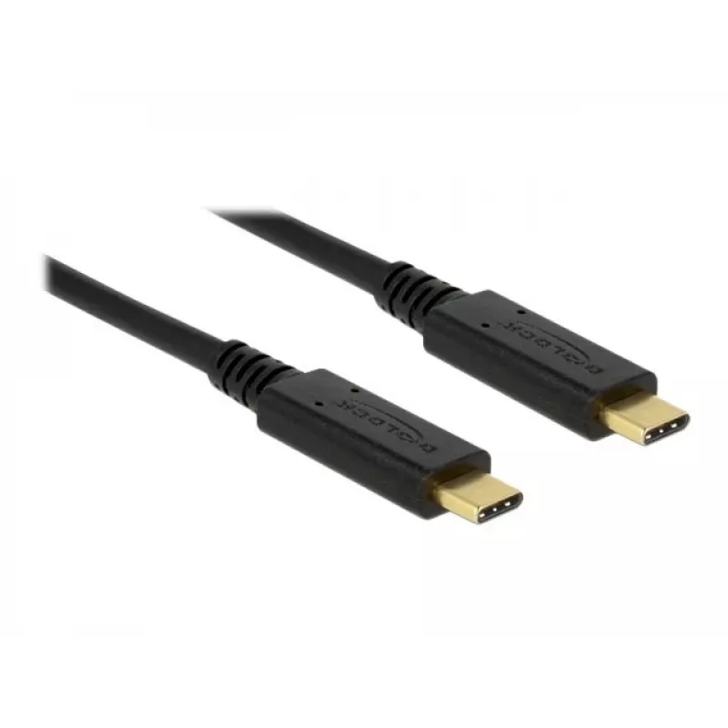 Kabel USB DeLOCK 83668 USB 3.2 Gen 1 2m USB C Czarny