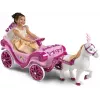 Huffy Elektryczny powóz Disney Princess z koniem 6 V różowy