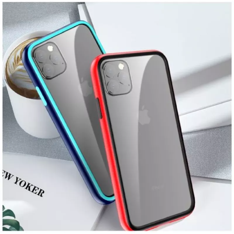 Etui ochronne na telefon COMMA do iPhone 11 Pro Max — antywstrząsowe, zielone