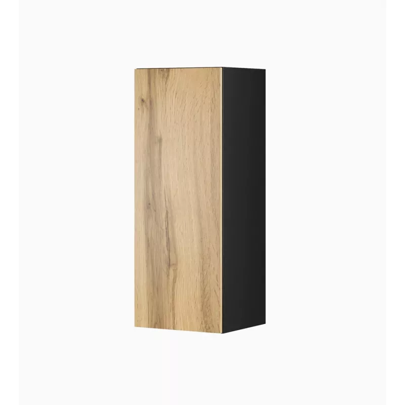 Cama zestaw mebli do salonu VIGO 13 czarny/dąb wotan