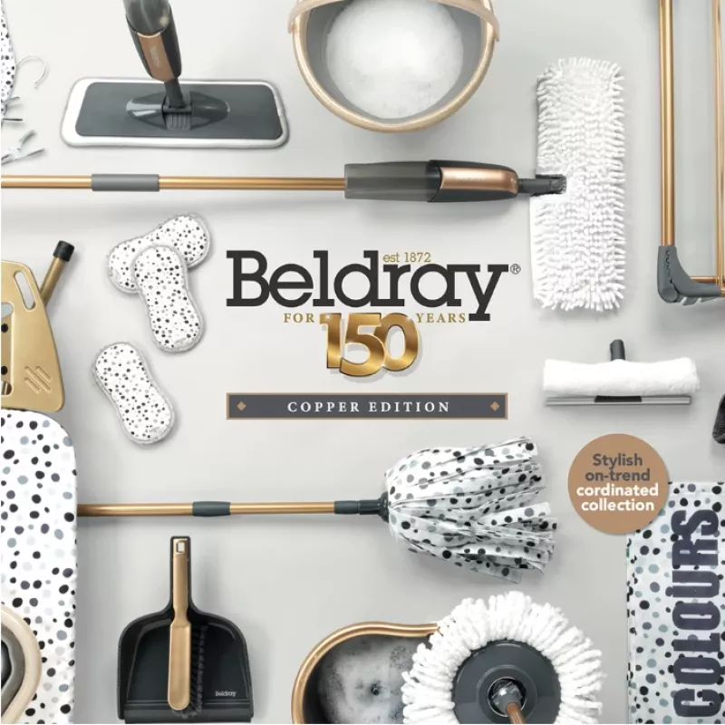 Mop parowy Beldray LA069066GRYEU7 1500W lekki do twardych podłóg, szybkie czyszczenie parowe