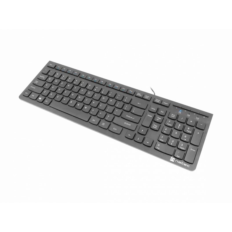 Natec Discus 2 - Klawiatura - QWERTY - US - Czarny