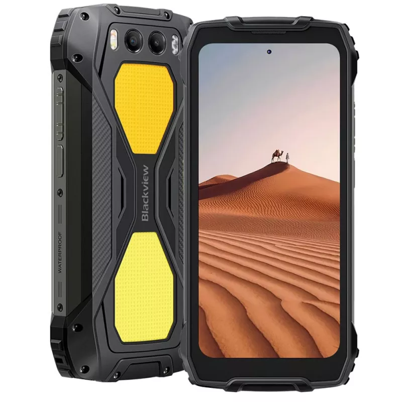 Blackview BV7300 16,9 cm (6,67 inch) Dual SIM Android 14 4G 6 GB 256 GB 15000 mAh Czarny, Żółty