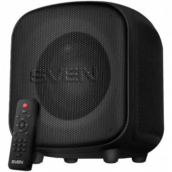 Głośnik SVEN PS-555, czarny, moc wyjściowa 65 W (RMS), TWS, Bluetooth, USB, microSD, pilot, bateria litowa