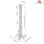 Maclean MC-517S Produkt Srebrny