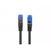 Kabel sieciowy Lanberg PCF6A-10CC-0025-BK RJ45 Cat6a 0,25 m czarny