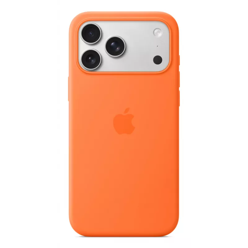 Apple iPhone 17 Pro Max Silikonowe Etui MagSafe Pomarańczowe