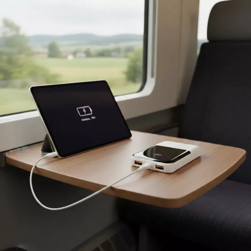 Powerbank everActive EB-10Q 10 000 mAh, 2 wyjścia USB, 22,5 W QC4.0