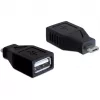 DeLOCK - adapter USB - USB typu A, 4-stykowe (gniazdo) - 5-stykowe Micro-USB typu B (wtyk) (65296)