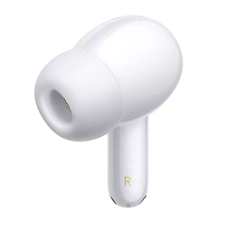 Bezprzewodowe dokanałowe słuchawki Xiaomi Buds 6 Pro, Bluetooth 5.3, ANC, 36 h łącznego czasu odtwarzania, etui ładujące 480 mAh, lodowa biel