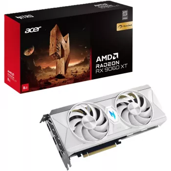 Karta graficzna Acer Nitro Radeon RX 9060 XT OC 8GB GDDR6 biała edycja