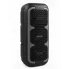 Przenośny głośnik stereo SQUEAK SQ1009 — Bluetooth 5.3, 45 W RMS, 10h bateria, FM, USB, AUX, LED, 1800 mAh, czarny