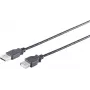 Kabel USB S/CONN 13-24305 USB 2.0 0,3 m czarny