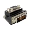 Przejściówka VGA DeLOCK DVI-I 15-pin FM VGA Czarny
