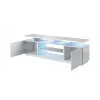 szafka RTV EVA 180x40x56 biały/biały połysk
