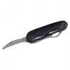 Scyzoryk AZYMUT HK20018 — pełnowymiarowy multitool, 9 narzędzi, stal nierdzewna 420J2/3CR13, złożony 11 cm, 146 g, skórzany futerał, brelok