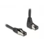 Kabel sieciowy DeLOCK RJ45 Cat.8.1 w dół pod kątem 90° / prosty, 2 m, czarny