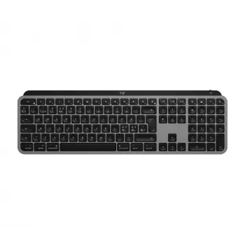 Logitech Master Series MX Keys S dla Mac - Klawiatura - pełnowymiarowa - podświetlana - Bezprzewodowa - Bluetooth LE - QWERTY - Nordycka (duńska/fińska/norweska/szwedzka) (920-011633)