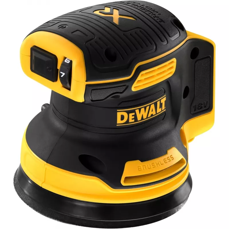 Szlifierka tarczowa DeWalt DCW210N bezszczotkowa 18 V, talerz 125 mm, 8 000–12 000 OPM, 930 g