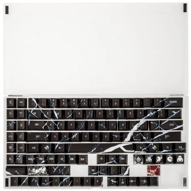 Komplet keycapów Traitors TARTARUS GAKC-372 układ US, profil OEM, materiał ABS