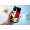 Etui ochronne iKins do Samsung Galaxy S20+ — wzór z czarnym nadrukiem