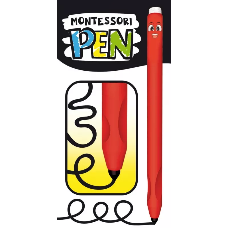 Zestaw edukacyjny Montessori Pióro Pisanie szkoła z 18 tabletami
