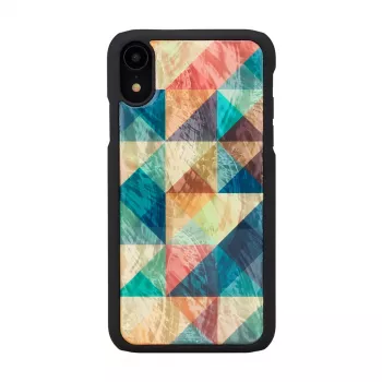 Etui na smartfona iKins do iPhone XR — Mosaic Czarny etui ochronne