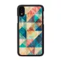 Etui na smartfona iKins do iPhone XR — Mosaic Czarny etui ochronne