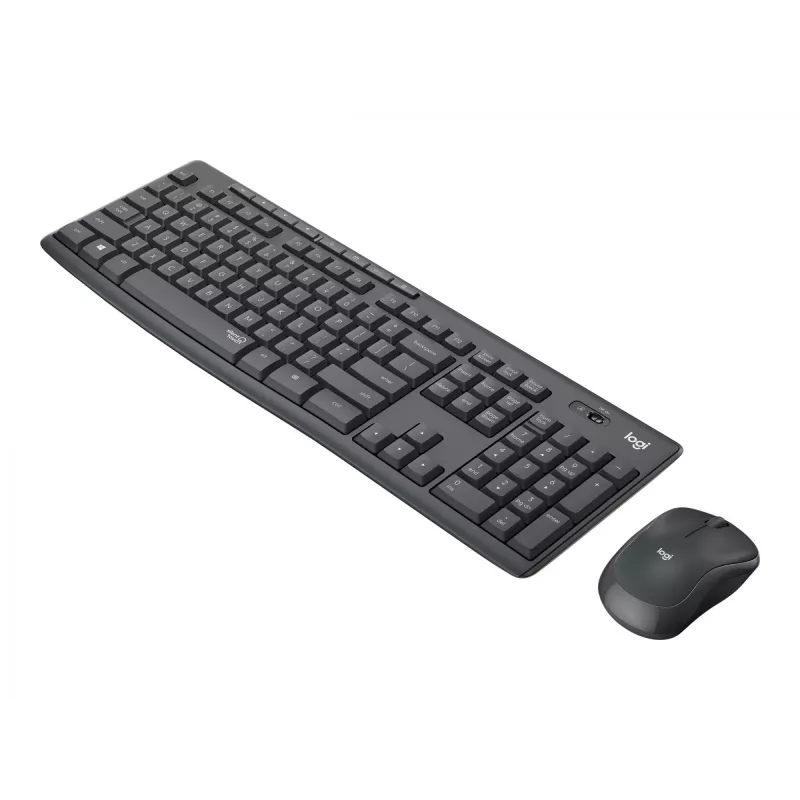 LOGITECH MK295 Bezprzewodowy zestaw cichy GRAPHITE
