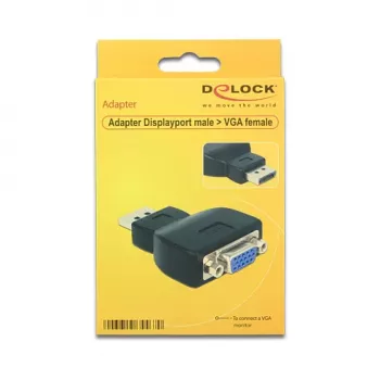 Kabel DeLOCK 65567, DisplayPort na VGA, czarny