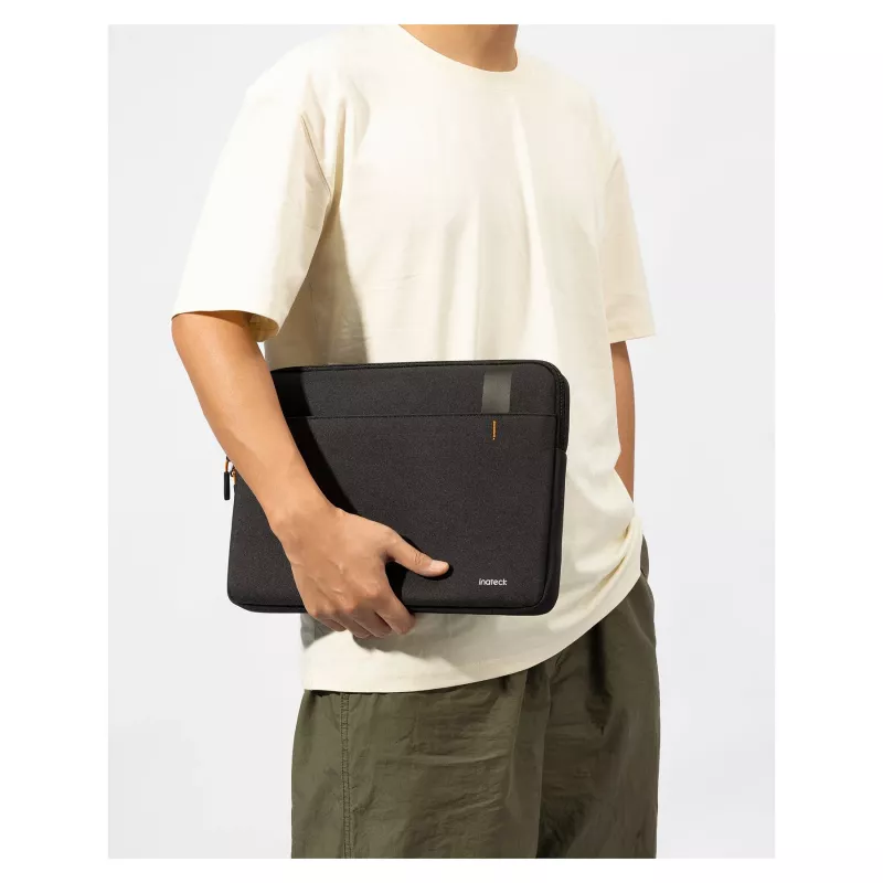 Etui na laptop Inateck LB01011-13S dla laptopów 13-calowych z kieszenią na akcesoria, czarny