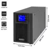 Zasilacz awaryjny QOLTEC 53981 On line 2kVA, 2000 VA