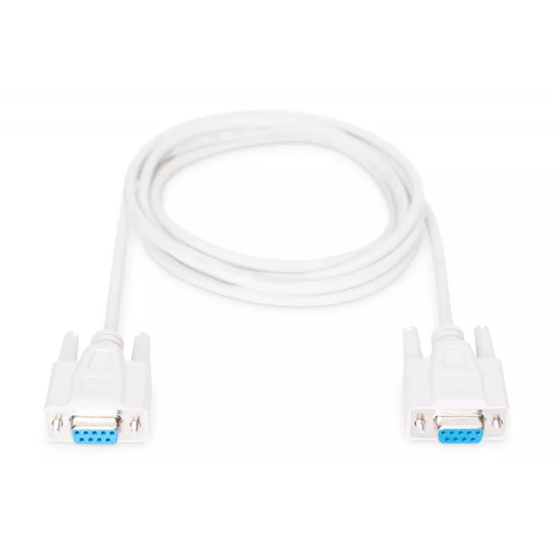 Kabel połączeniowy szeregowy Digitus [1x gniazdo D-SUB 9-stykowe - 1x gniazdo D-SUB 9-stykowe] 2,00 m Beżowy (AK-610106-020-E)