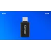 Savio AK-80 Adapter wideo 0m USB Typ-A USB Typ-C Czarny