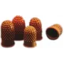 Rexel Thimblettes Velos Rozmiar 00 - 15mm Ø Pomarańczowy Pudełko/10, Pomarańczowy, Guma