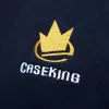 Bluza z kapturem i zamkiem Caseking granatowa, rozmiar S