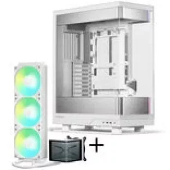 PHANTEKS Evolv X2 + TRYX PANORAMA SE ARGB Complete Liquid Cooling - Biały, 360 mm