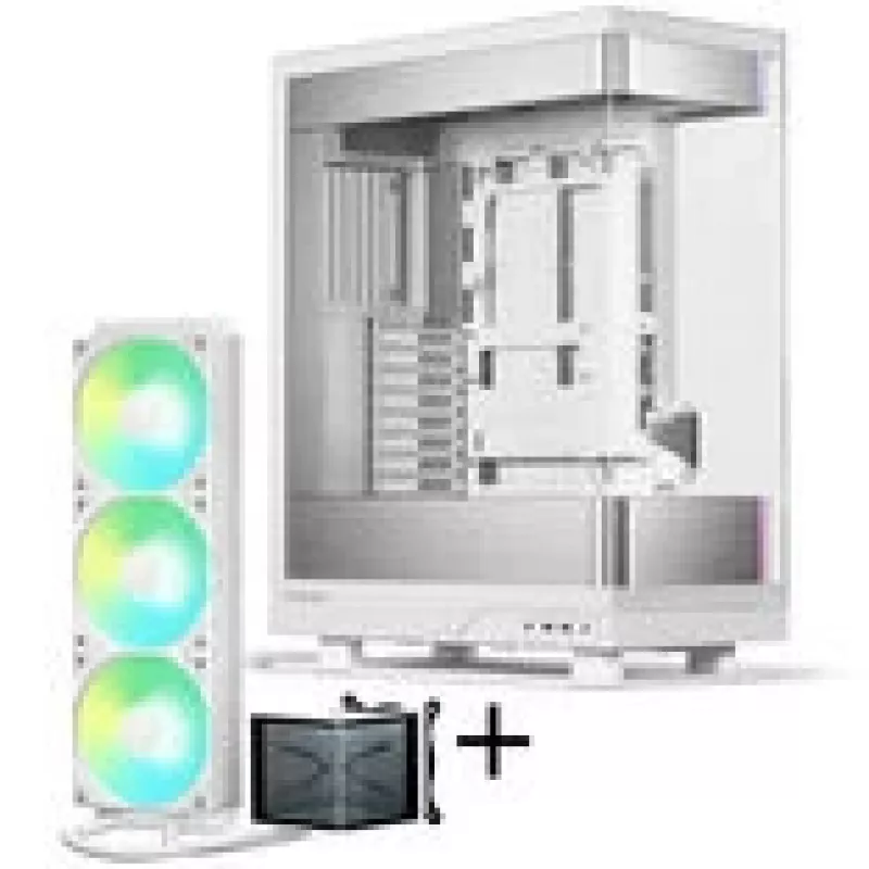 PHANTEKS Evolv X2 + TRYX PANORAMA SE ARGB Complete Liquid Cooling - Biały, 360 mm